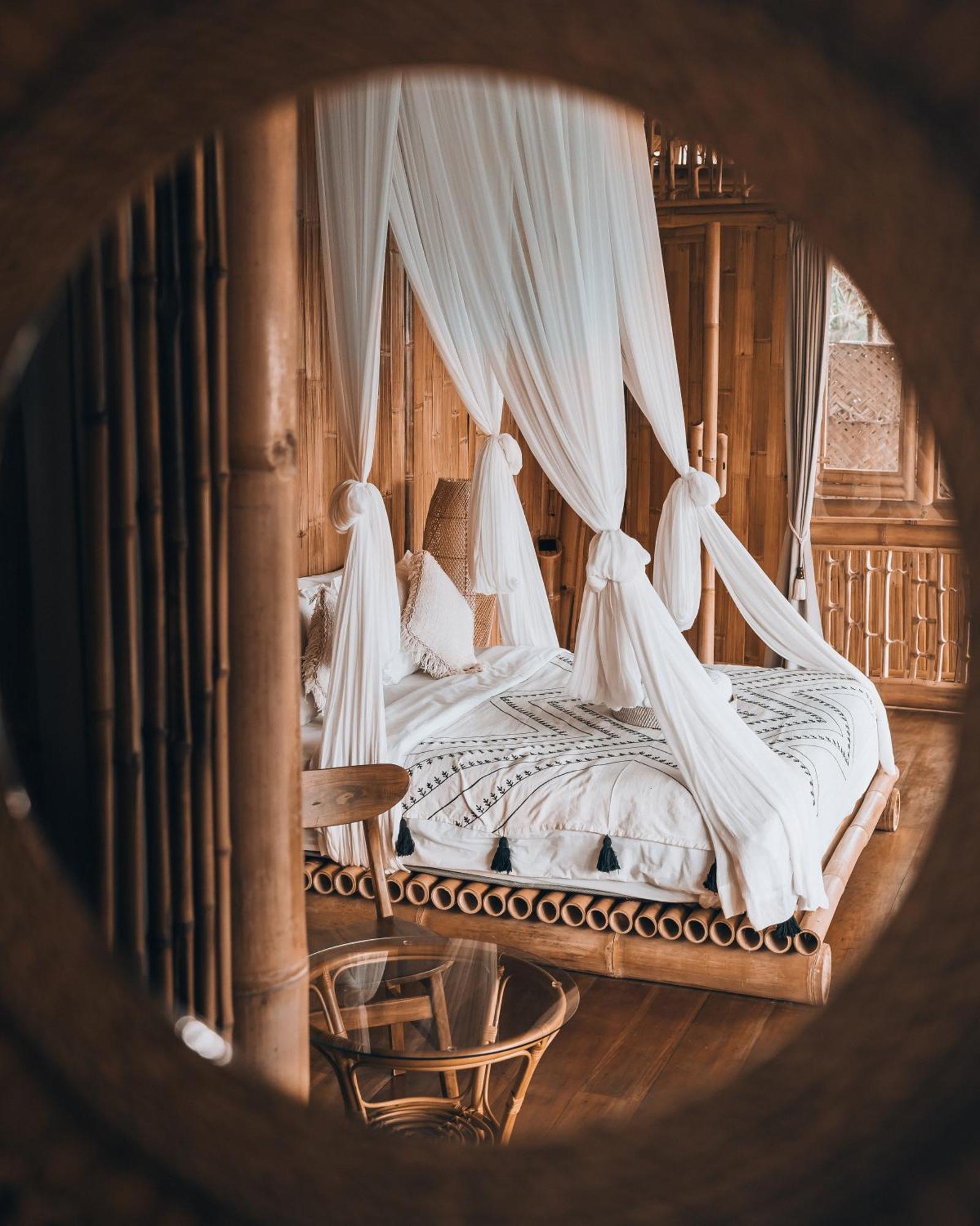 Villa Makerti Bali~Bamboo House à Selat Extérieur photo
